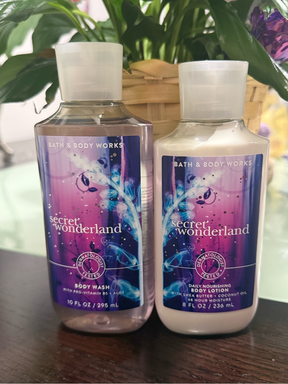 Bath & Body Works Secret Wonderland Body Wash & Lotion Set - 💜